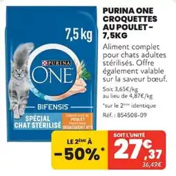 Animalis PURINA ONE offre