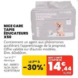 Animalis NICE CARE TAPIS ÉDUCATEURS offre