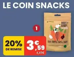 Animalis CROCI Happy Farm snacks offre