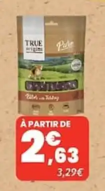 Animalis TRUE origins Pure Bâtonnets offre