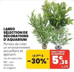Animalis LABEO SÉLECTION DE DÉCORATIONS D'AQUARIUM offre