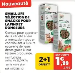 Animalis Small Life Snacks offre