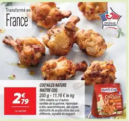 Netto Maître CoQ Coq'Ailes Nature offre