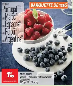 Netto BARQUETTE DE 125G offre