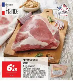 Netto PALETTE DEMI-SEL offre