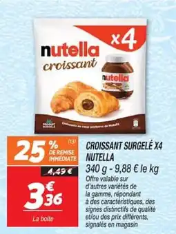 Netto Nutella croissant offre