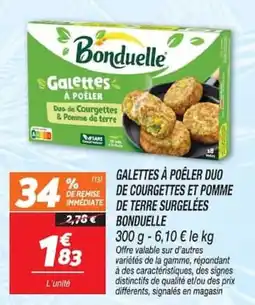 Netto Bonduelle Galettes à poêler offre