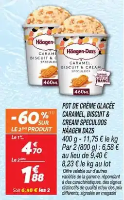 Netto Häagen-Dazs Caramel Biscuit & Cream Speculoos offre