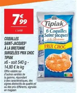 Netto Tipiak Coquilles Saint-Jacques offre
