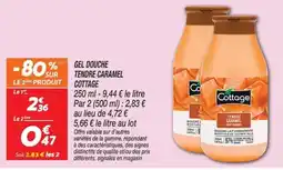 Netto Cottage Gel douche tendre caramel offre