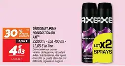 Netto AXE DÉODORANT SPRAY offre