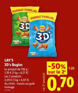 Lidl LAY'S 3D's Bugles offre