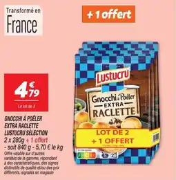 Netto Lustucru Gnocchi à Poêler offre