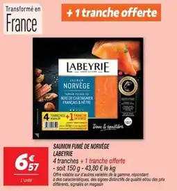 Netto LABEYRIE SAUMON FUMÉ DE NORVÈGE offre
