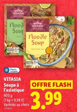 Lidl VITASIA Soupe à l'asiatique offre