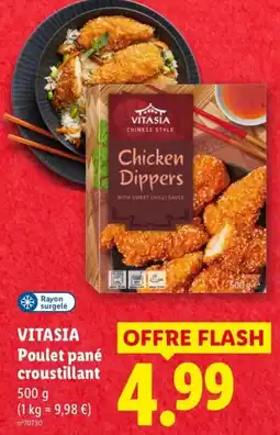 Lidl VITASIA Poulet pané croustillant offre