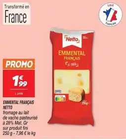 Netto Netto Emmental Français offre