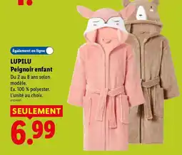 Lidl LUPILU Peignoir enfant offre