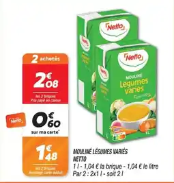 Netto Netto Mouliné Légumes variés offre