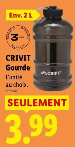 Lidl CRIVIT Gourde offre