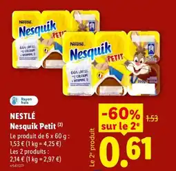 Lidl Nestlé Nesquik Petit offre