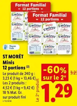Lidl ST MORÉT Minis offre