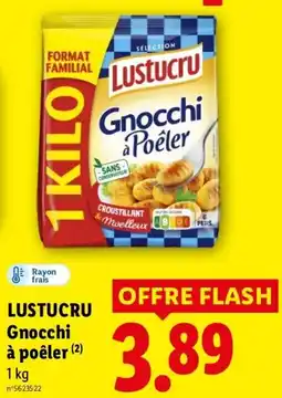 Lidl Lustucru Gnocchi à poêler offre