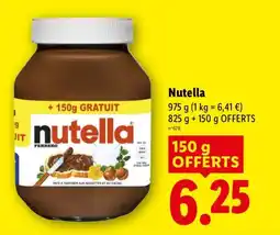 Lidl Nutella offre