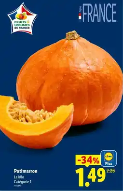 Lidl Potimarron offre