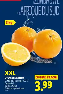 Lidl Oranges à dessert offre