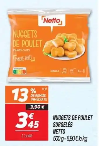 Netto Nuggets de poulet