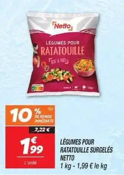 Netto Netto Légumes pour ratatouille offre