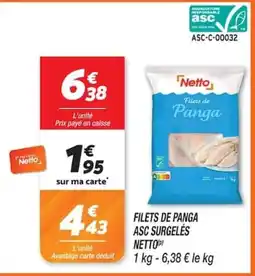Netto Netto Filets de Panga offre