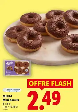 Lidl MILKA Mini donuts offre