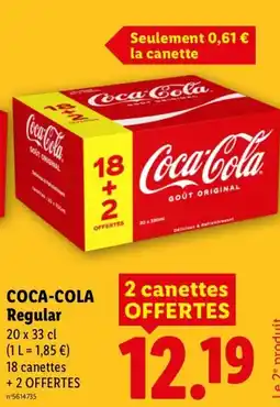 Lidl Coca-Cola Regular offre