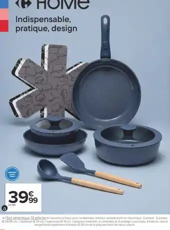 CARREFOUR HOME Set céramique