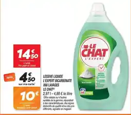 Netto LE CHAT LESSIVE LIQUIDE BICARBONATE offre