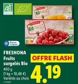 Lidl Freshona Fruits surgelés Bio offre