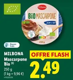 Lidl Milbona Mascarpone Bio offre