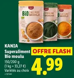Lidl KANIA Superaliment Bio moulu offre