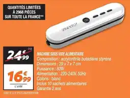 Netto PRONTO! MACHINE SOUS VIDE ALIMENTAIRE offre