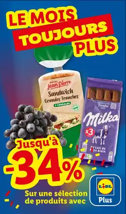 Lidl Maître Jean Pierre Sandwich Grandes Tranches offre