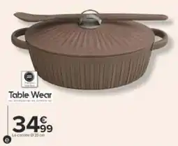 Carrefour Table Wear cocotte offre
