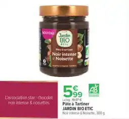 Carrefour JARDIN BIO ETIC Pâte à Tartiner offre