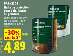 Lidl PARKSIDE Huile de protection pour bois, lasure ou peinture offre