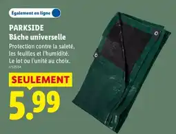 Lidl PARKSIDE Bâche universelle offre