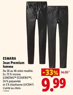 Lidl ESMARA Jean Premium femme offre
