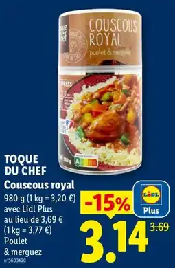 Lidl TOQUE DU CHEF Couscous royal offre