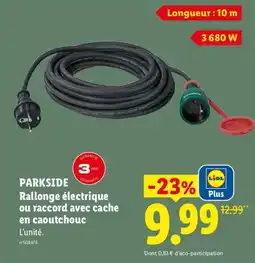 Lidl PARKSIDE Rallonge électrique offre