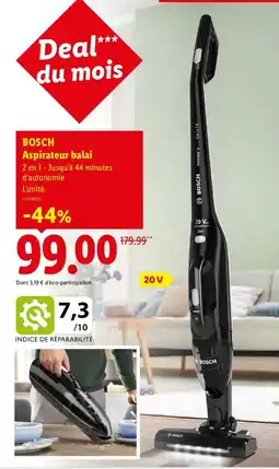 Lidl BOSCH Aspirateur balai offre